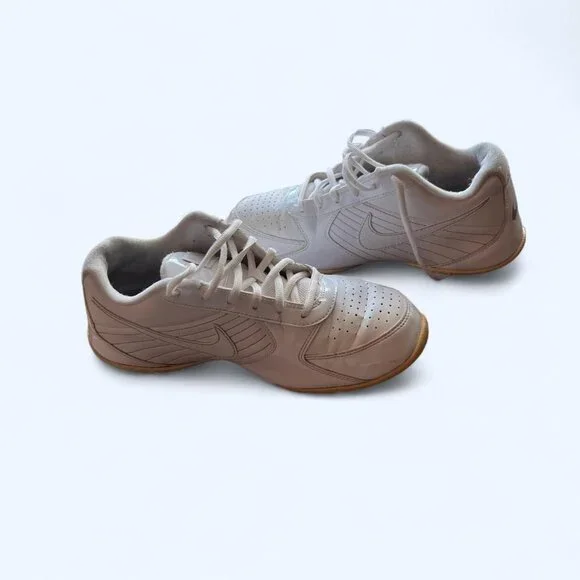 USED Nike Air Baseline Low Men’s 7.5 Basketball Shoes White Silver 386240-111 - Picture 8 of 8